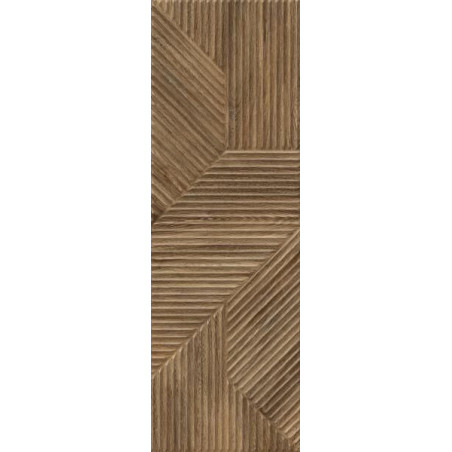 Płytka Ścienna Woodskin A Brown Mat 29,8X89,8 Paradyż My Way
