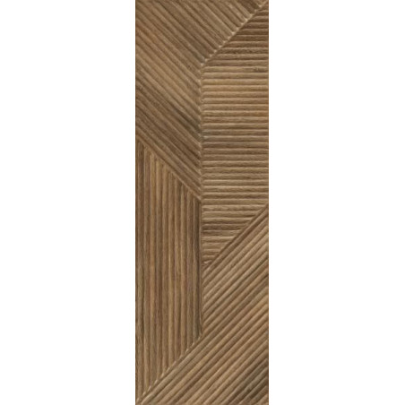 Płytka Ścienna Woodskin Brown B Struktura 29,8X89,8 Paradyż My Way
