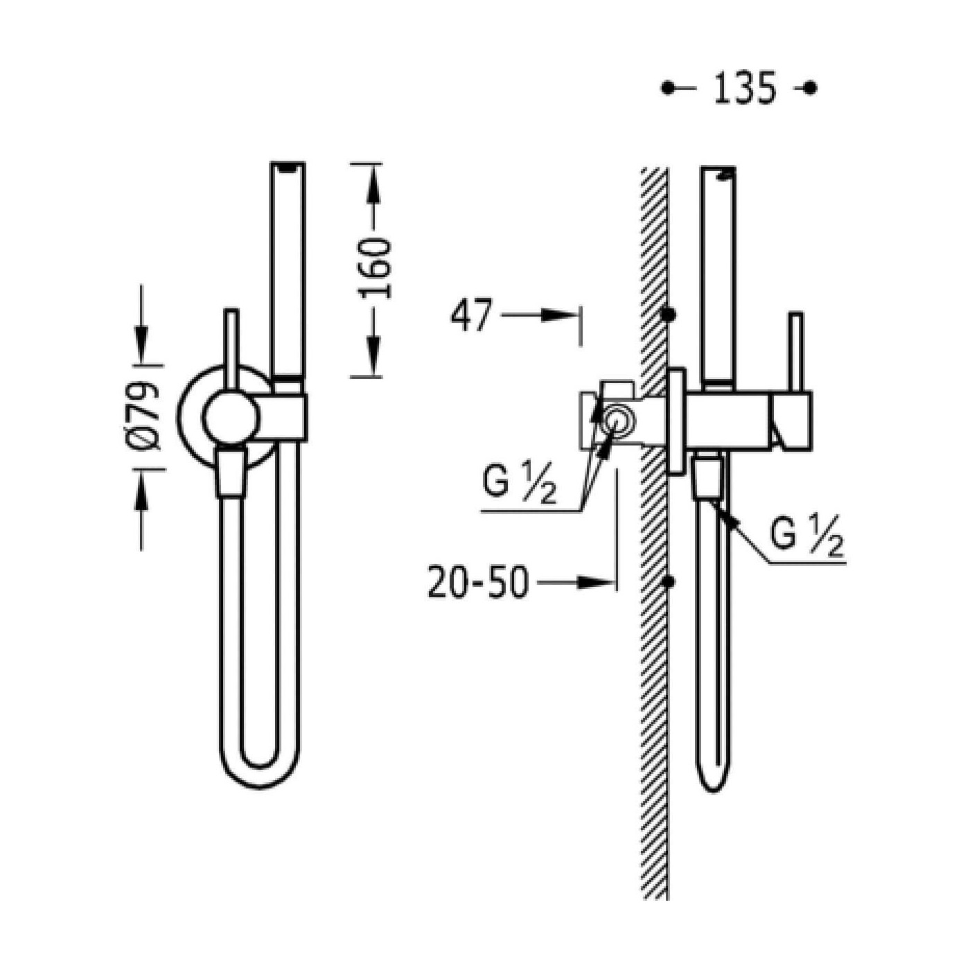 Bateria Podtynkowa Max Do Bidetu Lub WC 134122 Tres Bateria Podtynkowa Max Do Bidetu Lub WC 134122 Tres