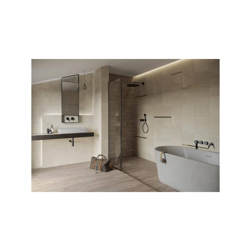 Dekor Ścienny Calm Taupe Połysk 29,8X59,8 Paradyż Dekor Ścienny Calm Taupe Połysk 29,8X59,8 Paradyż