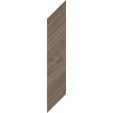 Dekor Chevron Wildland Prawy Dark Mat 14,8X88,8 Paradyż Dekor Chevron Wildland Prawy Dark Mat 14,8X88,8 Paradyż