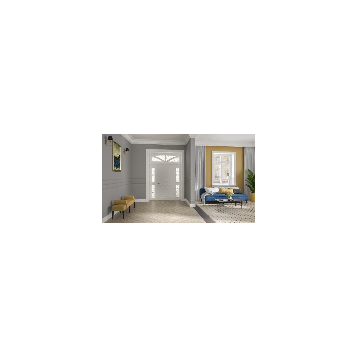 Mozaika Modernizm Bianco Mix A 30,86x30,86 Paradyż Mozaika Modernizm Bianco Mix A 30,86x30,86 Paradyż