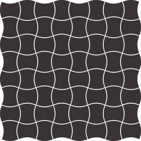 Mozaika Modernizm Nero 30,86x30,86 Paradyż
