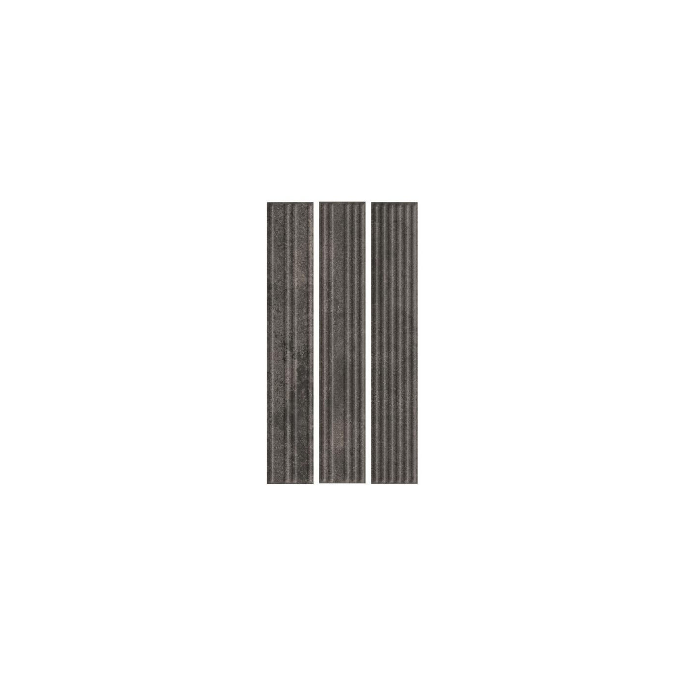 Płytka Elewacyjna Carrizo Stripes Mix Basalt Mat Struktura 40x6,6 Paradyż Płytka Elewacyjna Carrizo Stripes Mix Basalt Mat Struktura 40x6,6 Paradyż
