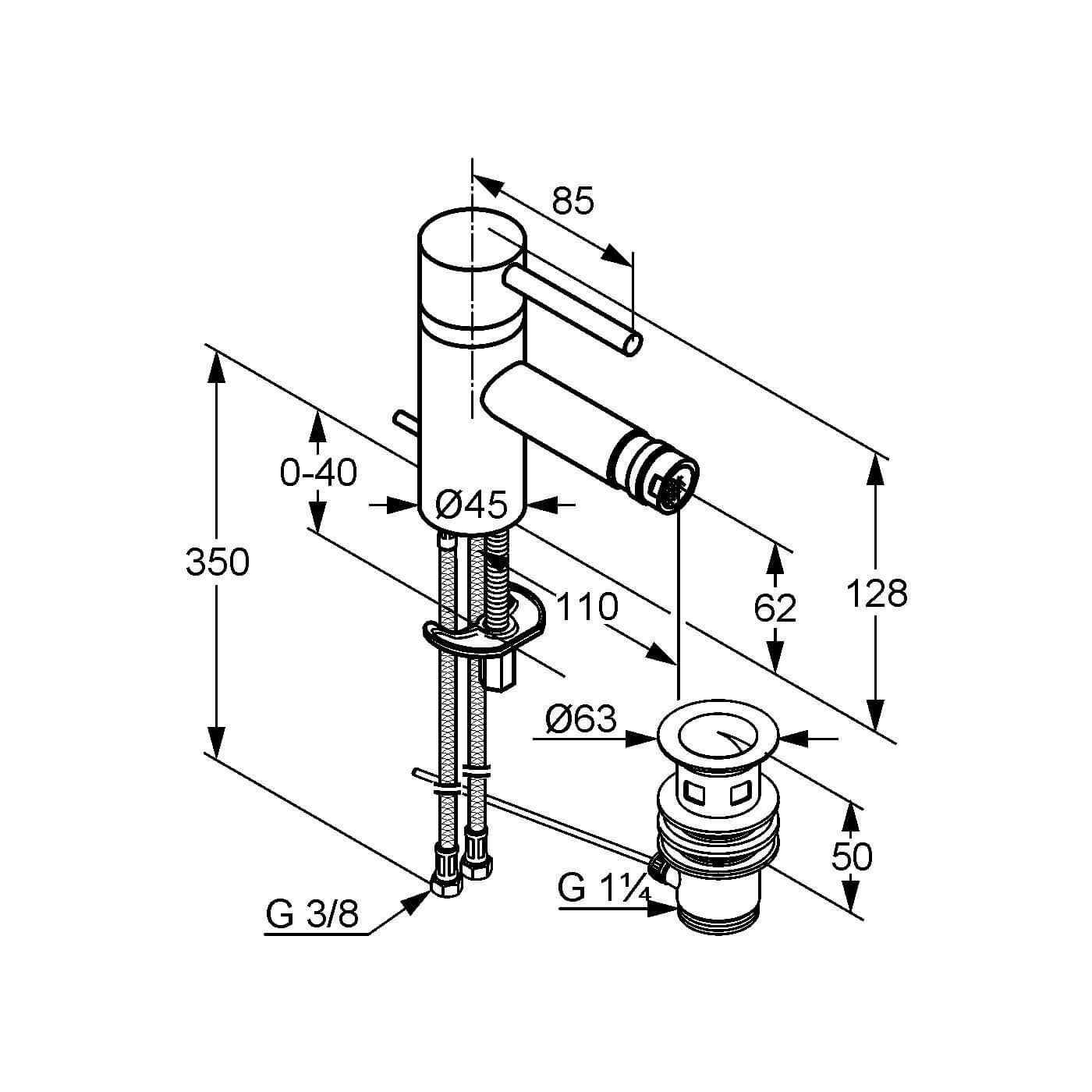 Bateria Bidetowa Bozz 385330576 Kludi Bateria Bidetowa Bozz 385330576 Kludi