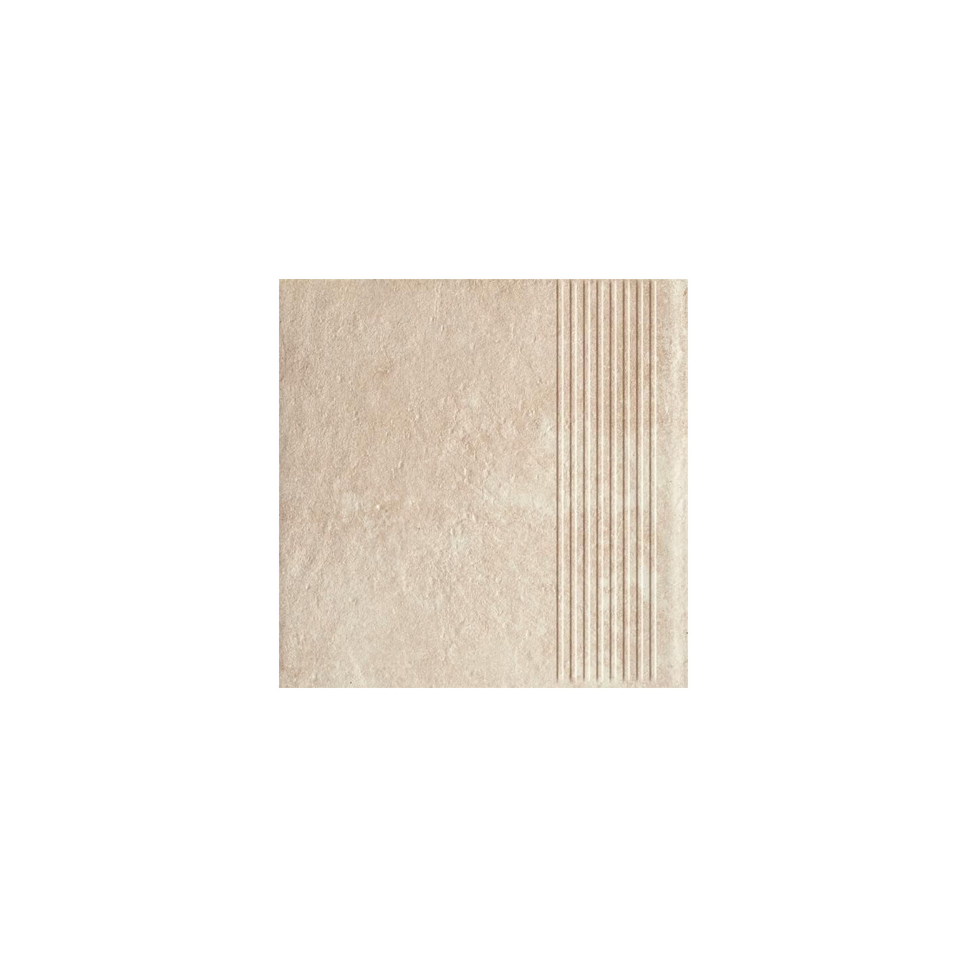 Stopnica Scandiano Beige Mat Struktura 30x30 Paradyż Stopnica Scandiano Beige Mat Struktura 30x30 Paradyż