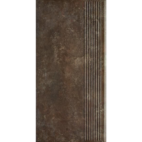 Stopnica Ilario Brown Mat Struktura 30x60 Paradyż