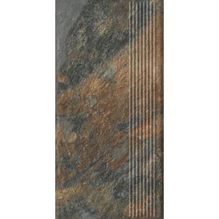 Stopnica Ardis Rust Mat Struktura 30x60 Paradyż