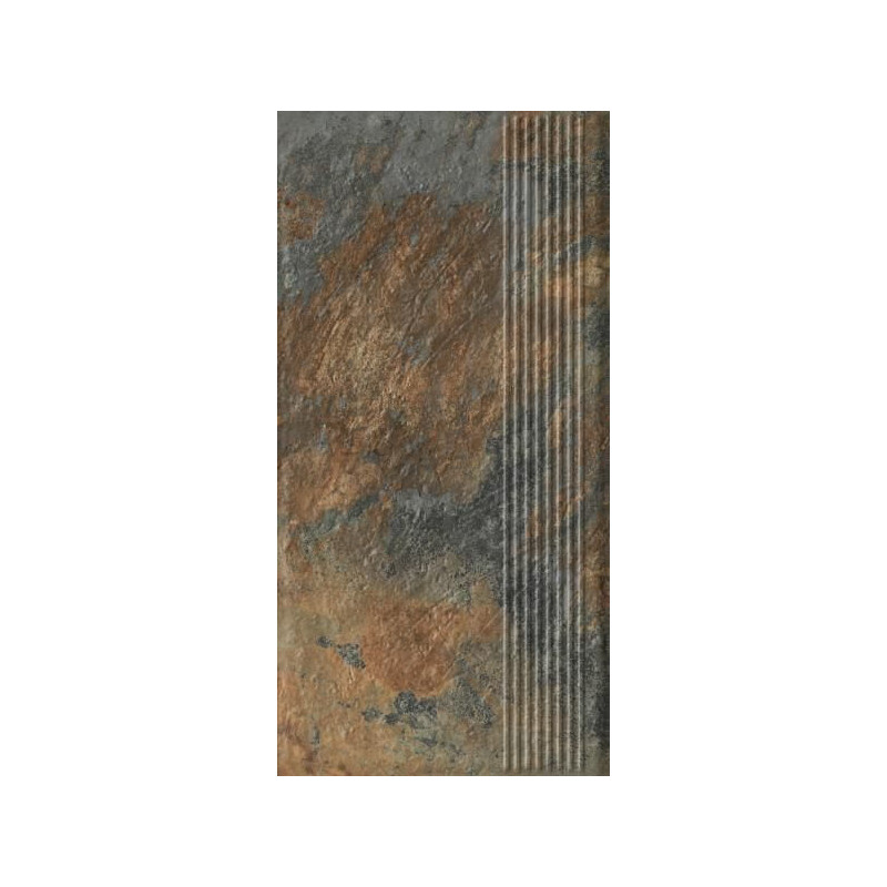 Stopnica Ardis Rust Mat Struktura 30x60 Paradyż Stopnica Ardis Rust Mat Struktura 30x60 Paradyż
