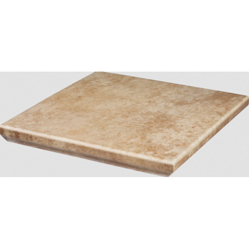 Stopnica Prosta Ilario Beige z Kapinosem 33x33 Paradyż Stopnica Prosta Ilario Beige z Kapinosem 33x33 Paradyż