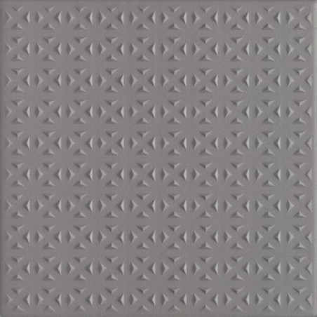 Płytka Bazo Nero Mat Struktura 19,8x19,8 Paradyż