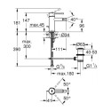 Bateria Bidetowa Essence Cool Sunrise Rozmiar S 24178GL1 Grohe Bateria Bidetowa Essence Cool Sunrise Rozmiar S 24178GL1 Grohe
