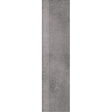 Stopnica Geotec Ciemnoszary Lappato 29,7x119,7 Nowa Gala
