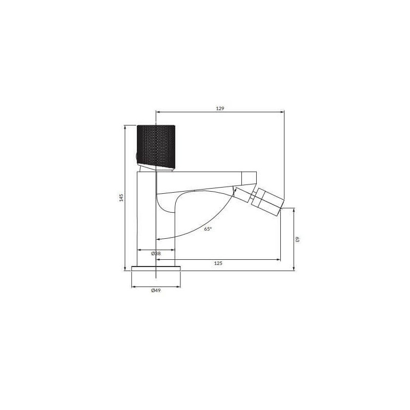 Bateria Bidetowa Contour Chrom CT8020CR Omnires Bateria Bidetowa Contour Chrom CT8020CR Omnires