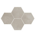 Mozaika Town Soft Grey Heksagon 28,3x40,8 Ceramica Limone Mozaika Town Soft Grey Heksagon 28,3x40,8 Ceramica Limone