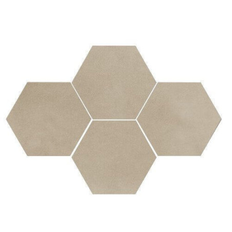 Mozaika Town Beige Heksagon 28,3X40,8 Ceramica Limone