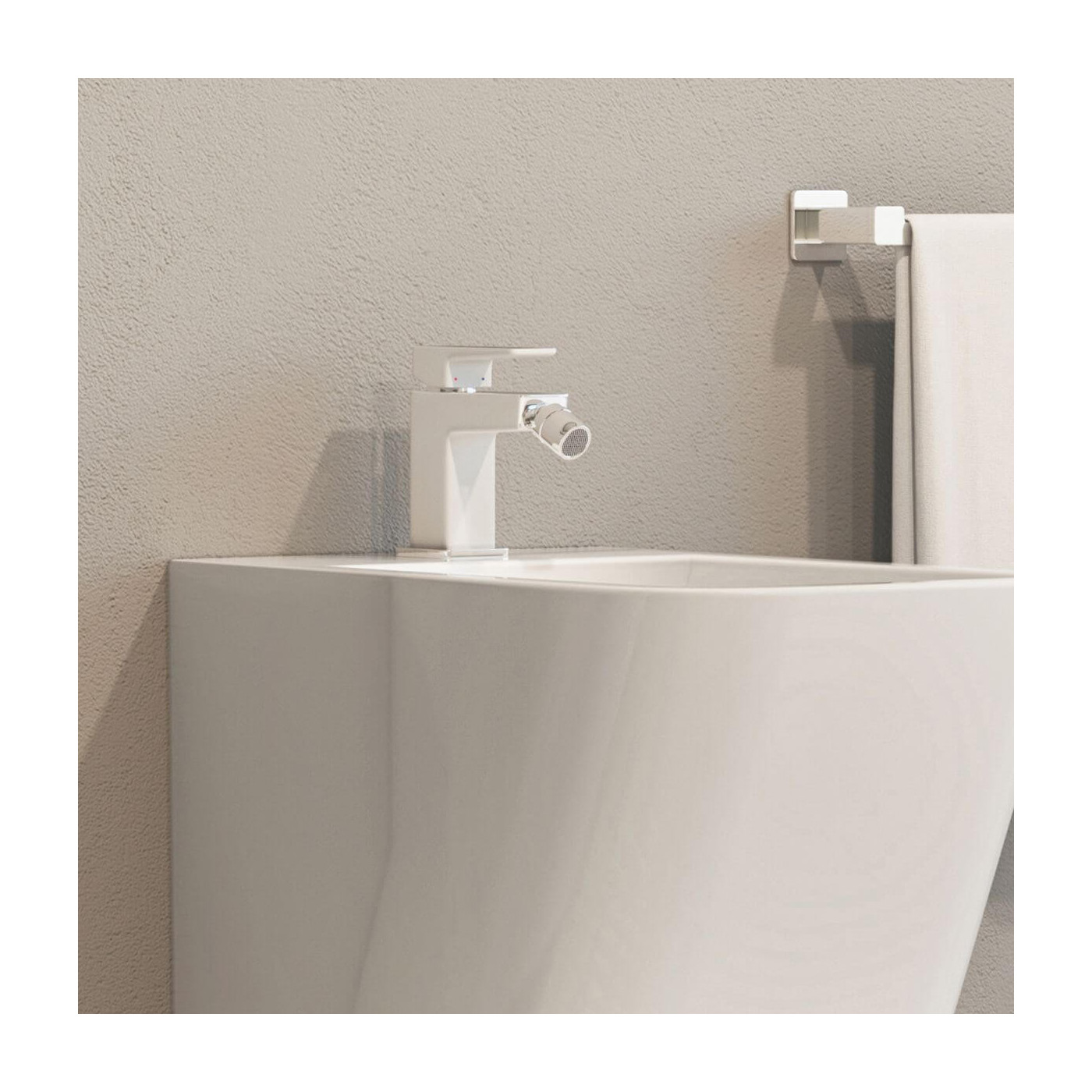 Bateria Bidetowa Parma Chrom/Biały PM7420CRB Omnires Bateria Bidetowa Parma Chrom/Biały PM7420CRB Omnires