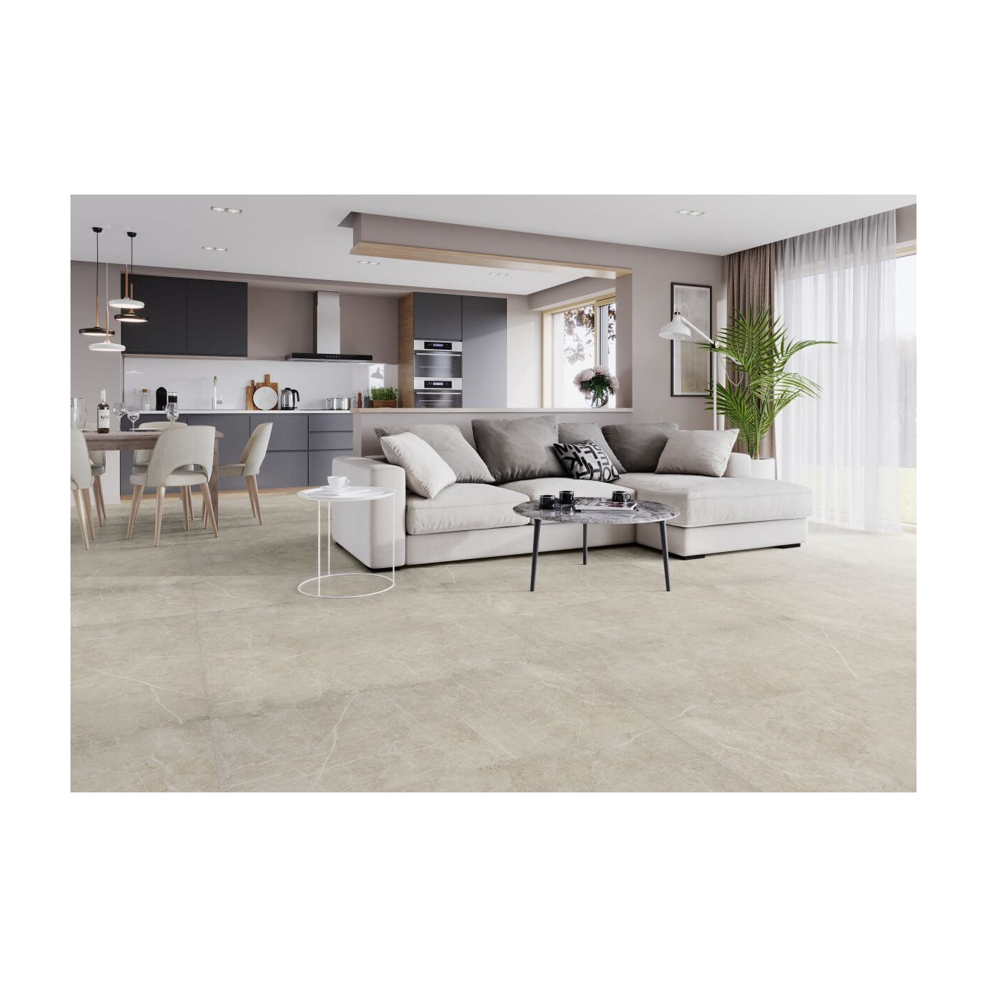 Płytka Podłogowa Katania Beige 59,7x59,7 Ceramica Limone Płytka Podłogowa Katania Beige 59,7x59,7 Ceramica Limone