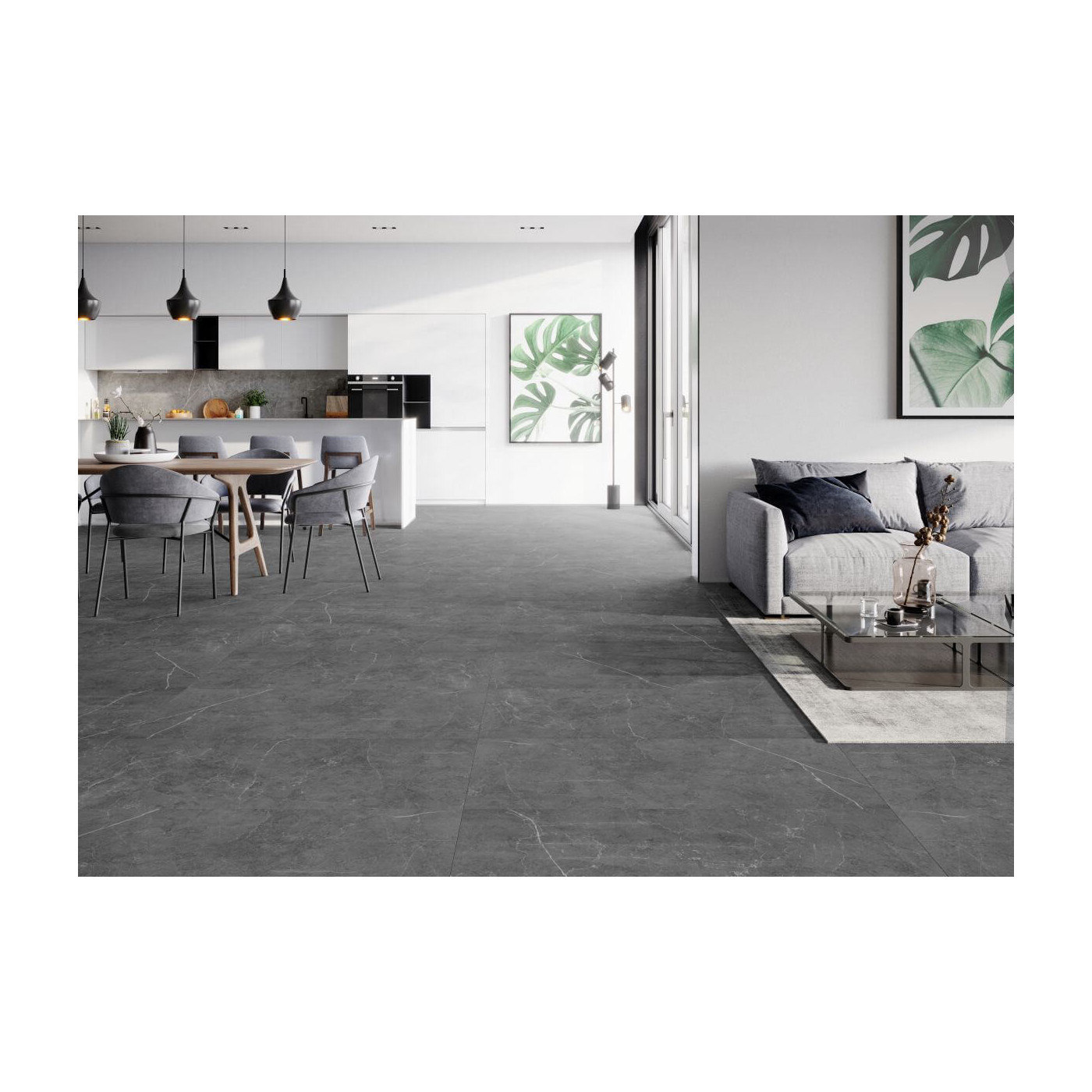 Płytka Podłogowa Katania Dark Grey 59,7x119,7 Ceramica Limone Płytka Podłogowa Katania Dark Grey 59,7x119,7 Ceramica Limone