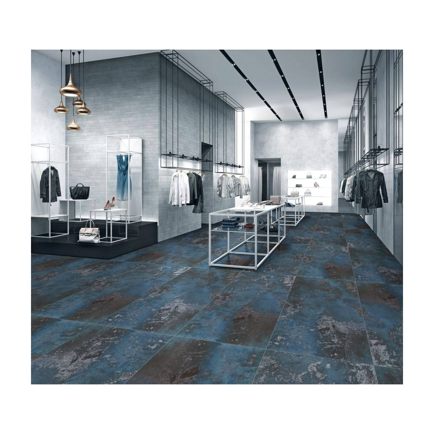 Płytka Podłogowa Plutonic Azul 60x120 Ceramica Limone Płytka Podłogowa Plutonic Azul 60x120 Ceramica Limone