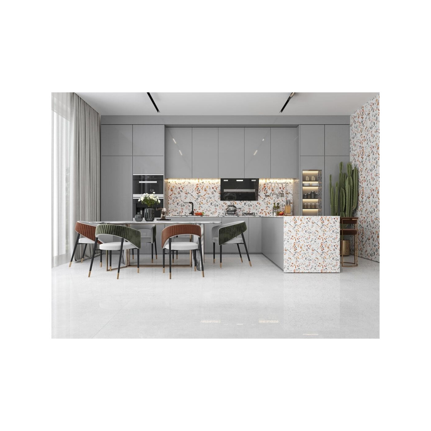 Płytka Podłogowa Laris Blanco Lappato Rect. 79x79 Ceramica Limone Płytka Podłogowa Laris Blanco Lappato Rect. 79x79 Ceramica Limone