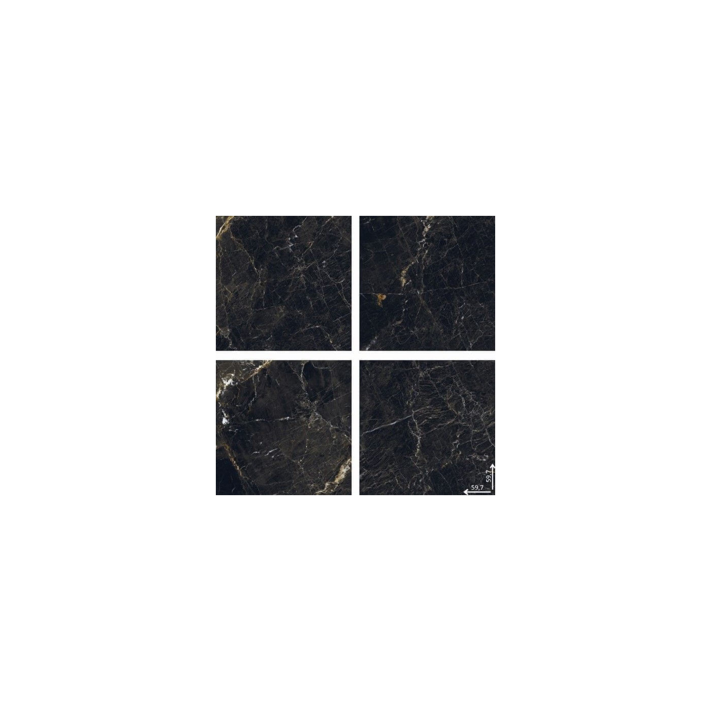 Płytka Inferno Nero Poler 59,7x59,7 Ceramica Limone Płytka Inferno Nero Poler 59,7x59,7 Ceramica Limone