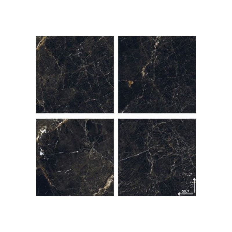 Płytka Inferno Nero Poler 59,7x59,7 Ceramica Limone Płytka Inferno Nero Poler 59,7x59,7 Ceramica Limone