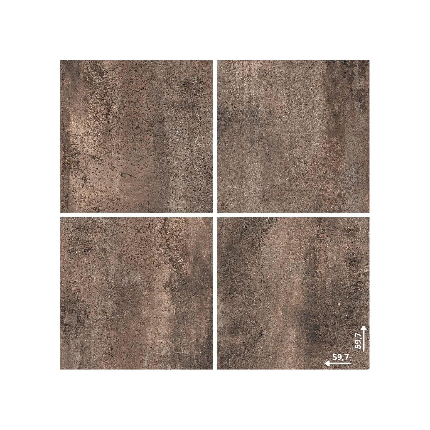Płytka Hera Brown Lapp. 59,7x59,7 Ceramica Limone Płytka Hera Brown Lapp. 59,7x59,7 Ceramica Limone