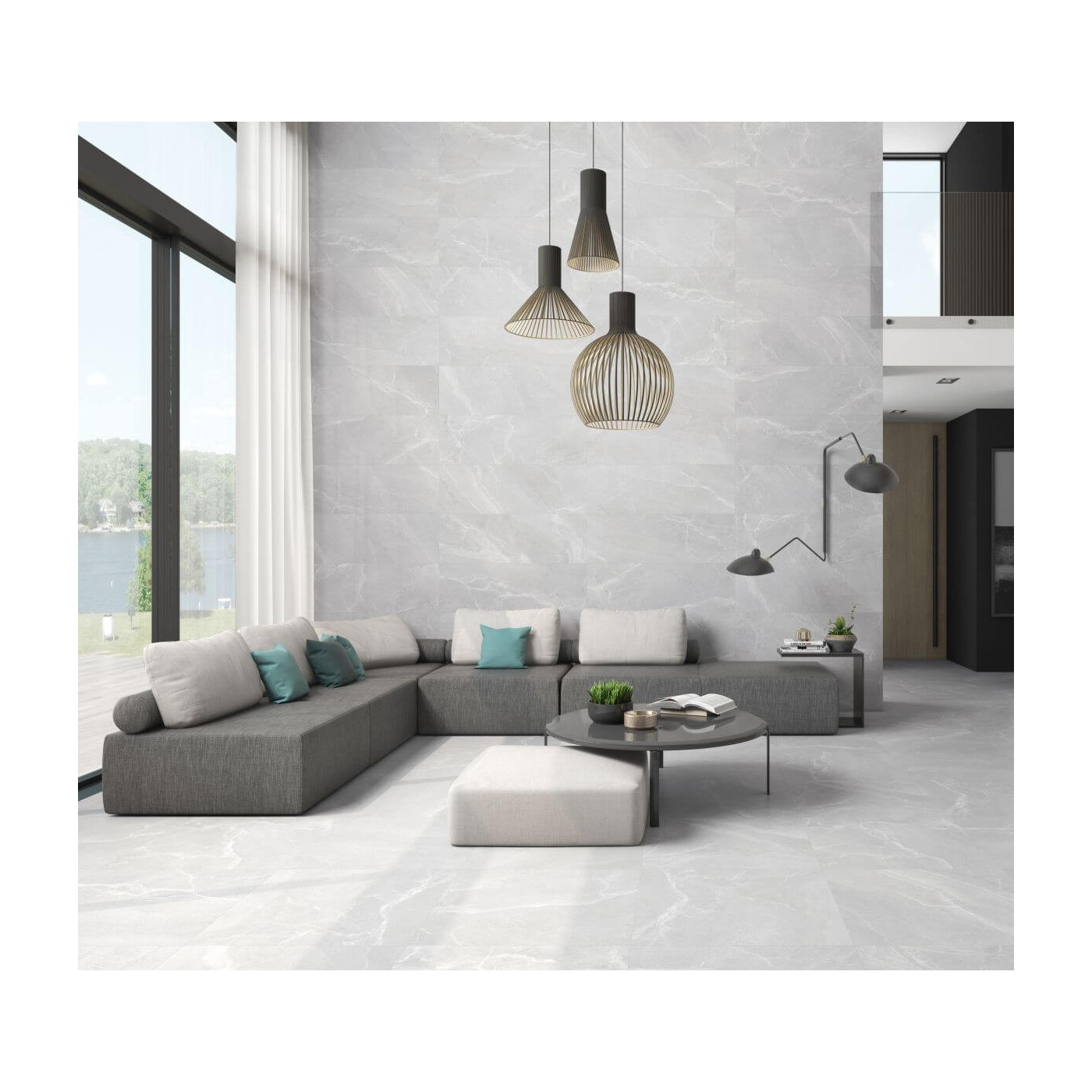 Płytka Podłogowa Babilon Grey Lappato 90x90 Ceramica Limone Płytka Podłogowa Babilon Grey Lappato 90x90 Ceramica Limone