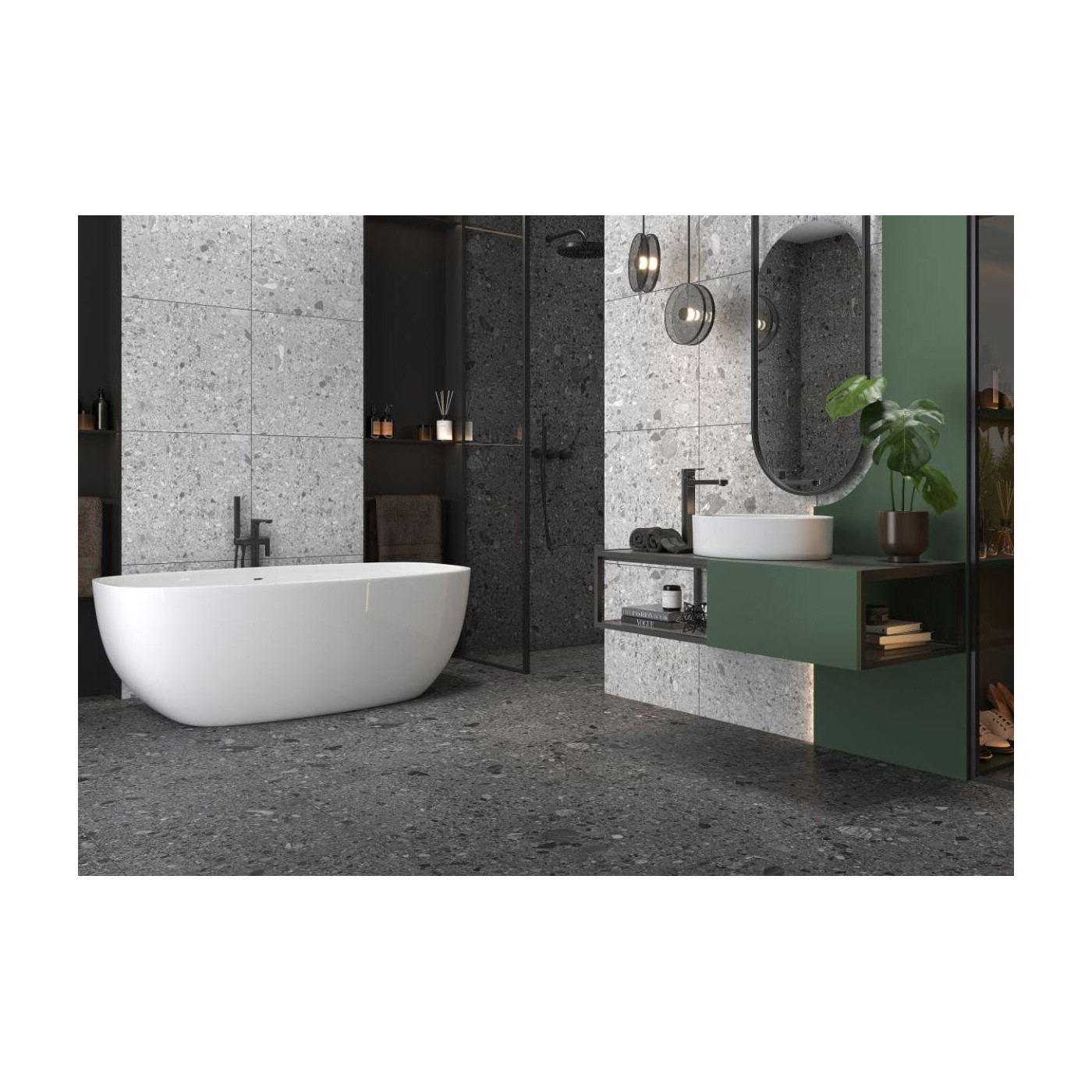 Płytka Podłogowa Monti Dark Grey Mi 13 59,7x119,7 Ceramica Limone Płytka Podłogowa Monti Dark Grey Mi 13 59,7x119,7 Ceramica Limone