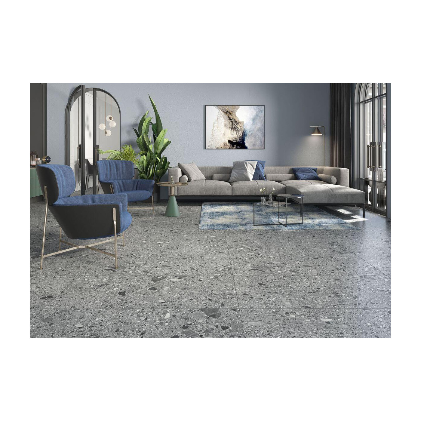 Płytka Podłogowa Monti Dark Grey Mi 13 59,7x59,7 Ceramica Limone Płytka Podłogowa Monti Dark Grey Mi 13 59,7x59,7 Ceramica Limone