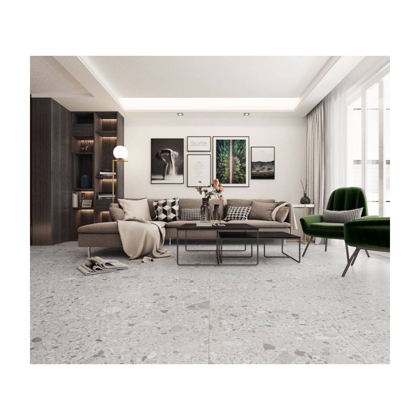 Płytka Monti Soft Grey 10 59,7x119,7 cm Ceramica Limone Płytka Monti Soft Grey 10 59,7x119,7 cm Ceramica Limone