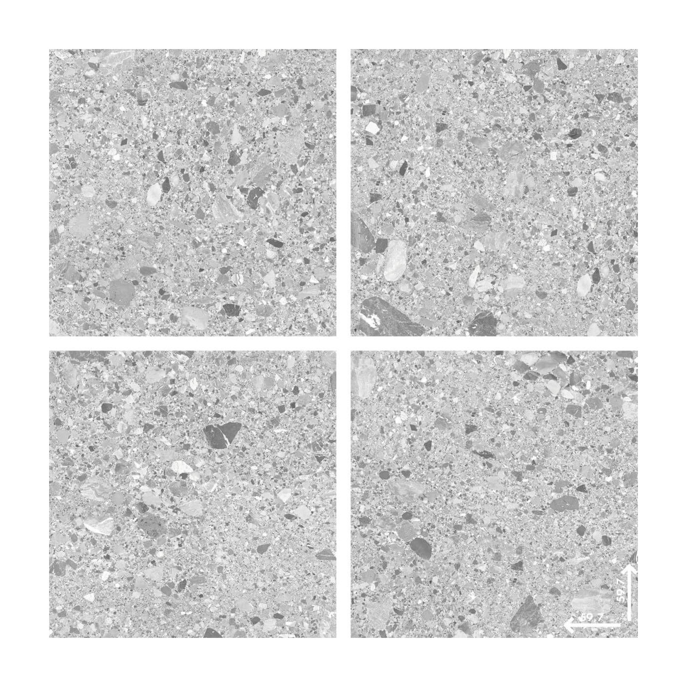 Płytka Monti Soft grey 10 59,7x59,7 cm Ceramica Limone Płytka Monti Soft grey 10 59,7x59,7 cm Ceramica Limone
