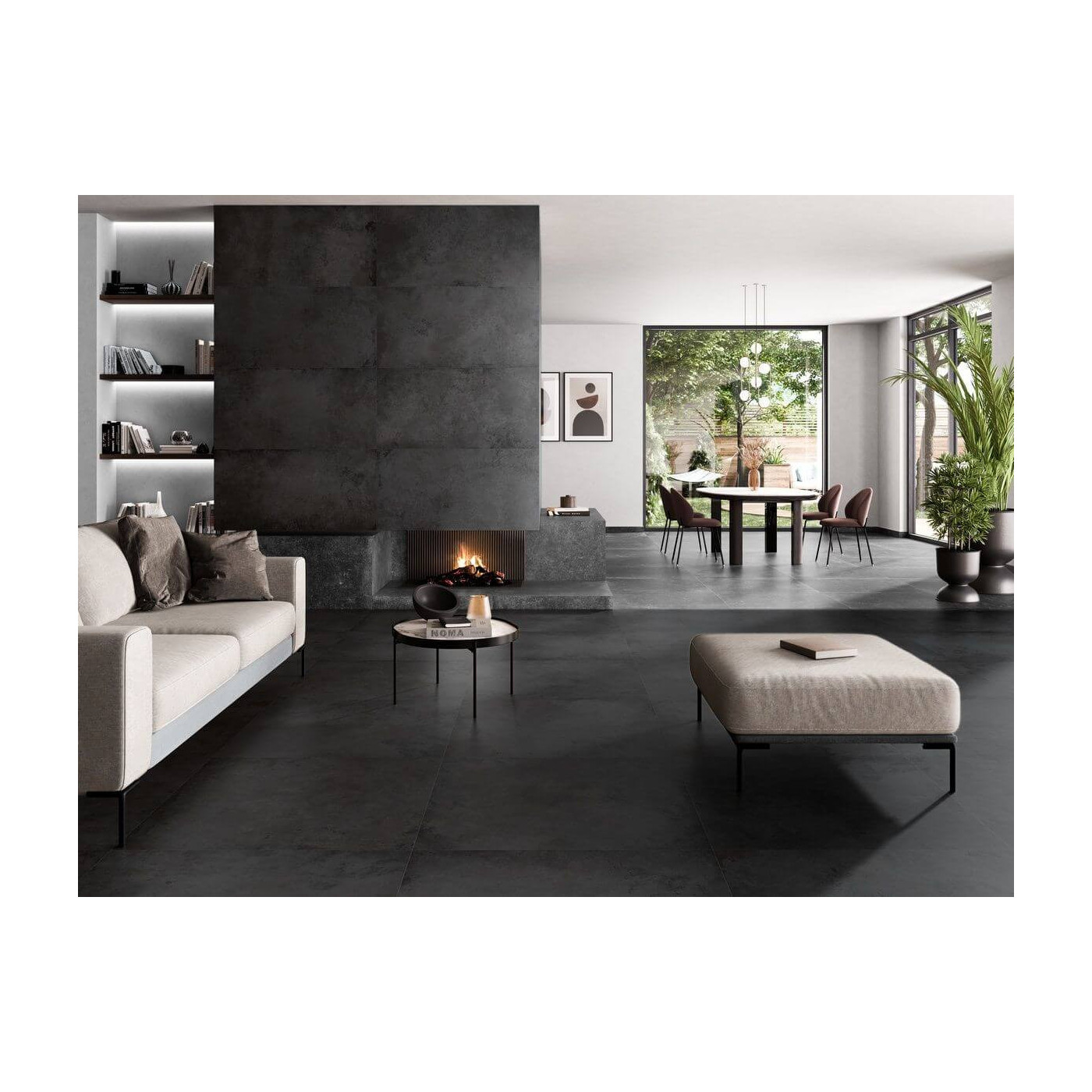 Płytka Piano Coal Lappato 60x120 Ceramica Limone Płytka Piano Coal Lappato 60x120 Ceramica Limone