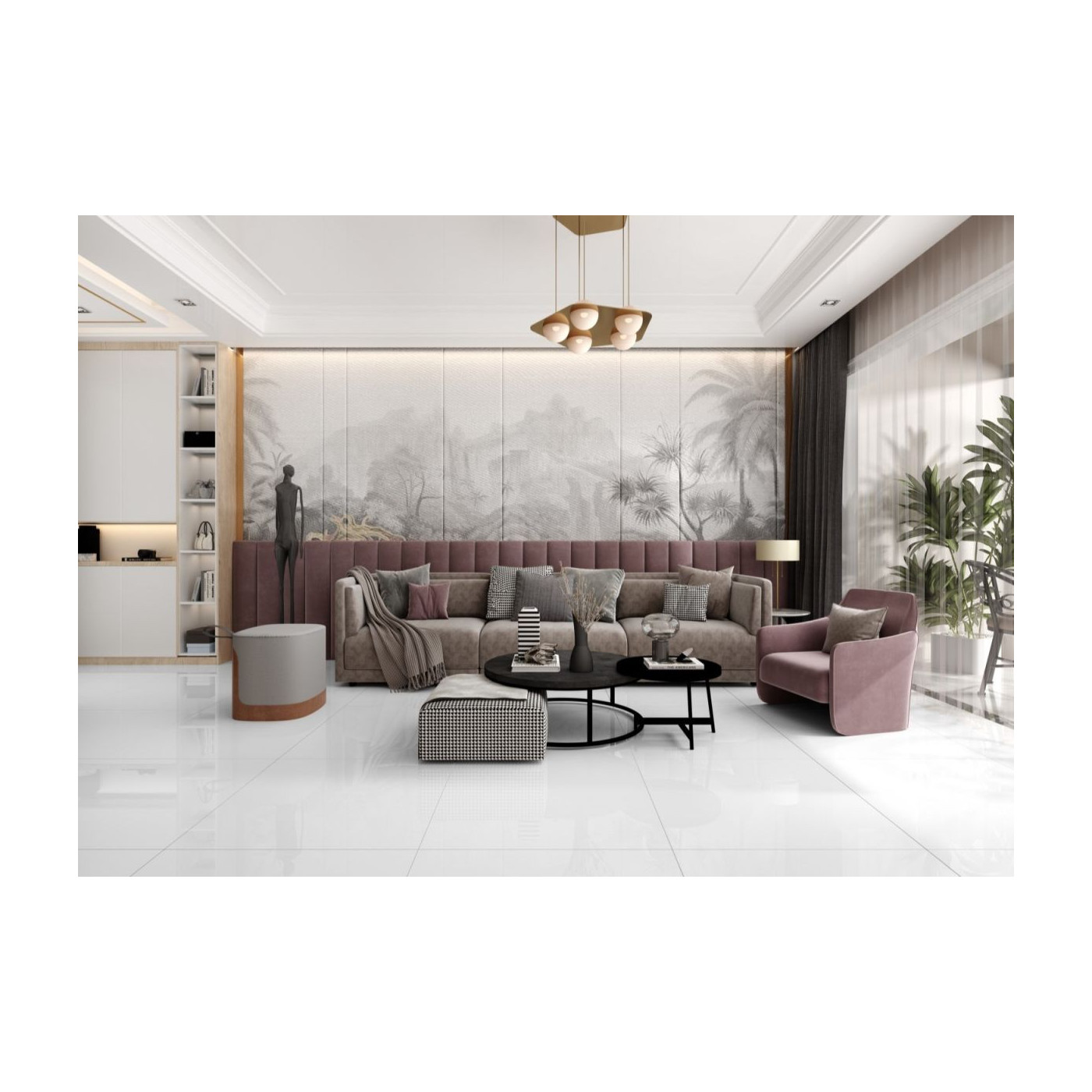 Płytka Podłogowa Canton Snow 120x60 High Glossy Ceramica Limone Płytka Podłogowa Canton Snow 120x60 High Glossy Ceramica Limone