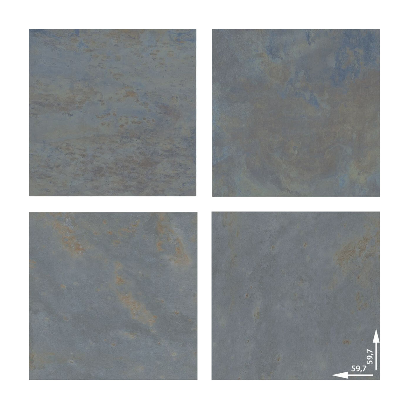 Płytka Tarasowa Peacock 2.0 Blue 60x60 Zoya Płytka Tarasowa Peacock 2.0 Blue 60x60 Zoya