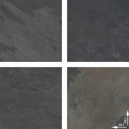 Płytka Tarasowa Peacock 3.0 Black 60x60 Zoya