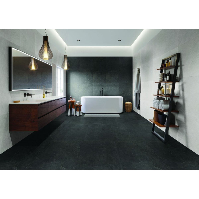 Płytka Podłogowa Ash Black 119,7x59,7 Str. Ceramica Limone Płytka Podłogowa Ash Black 119,7x59,7 Str. Ceramica Limone