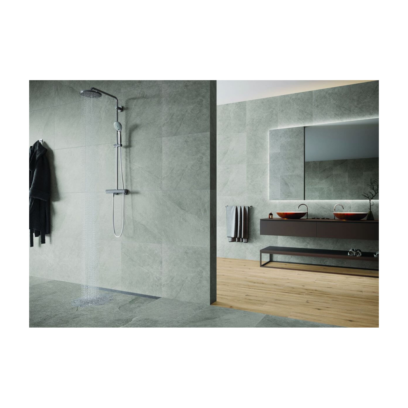 Płytka Podłogowa Ash Silver 119,7x59,7 Str. Ceramica Limone Płytka Podłogowa Ash Silver 119,7x59,7 Str. Ceramica Limone