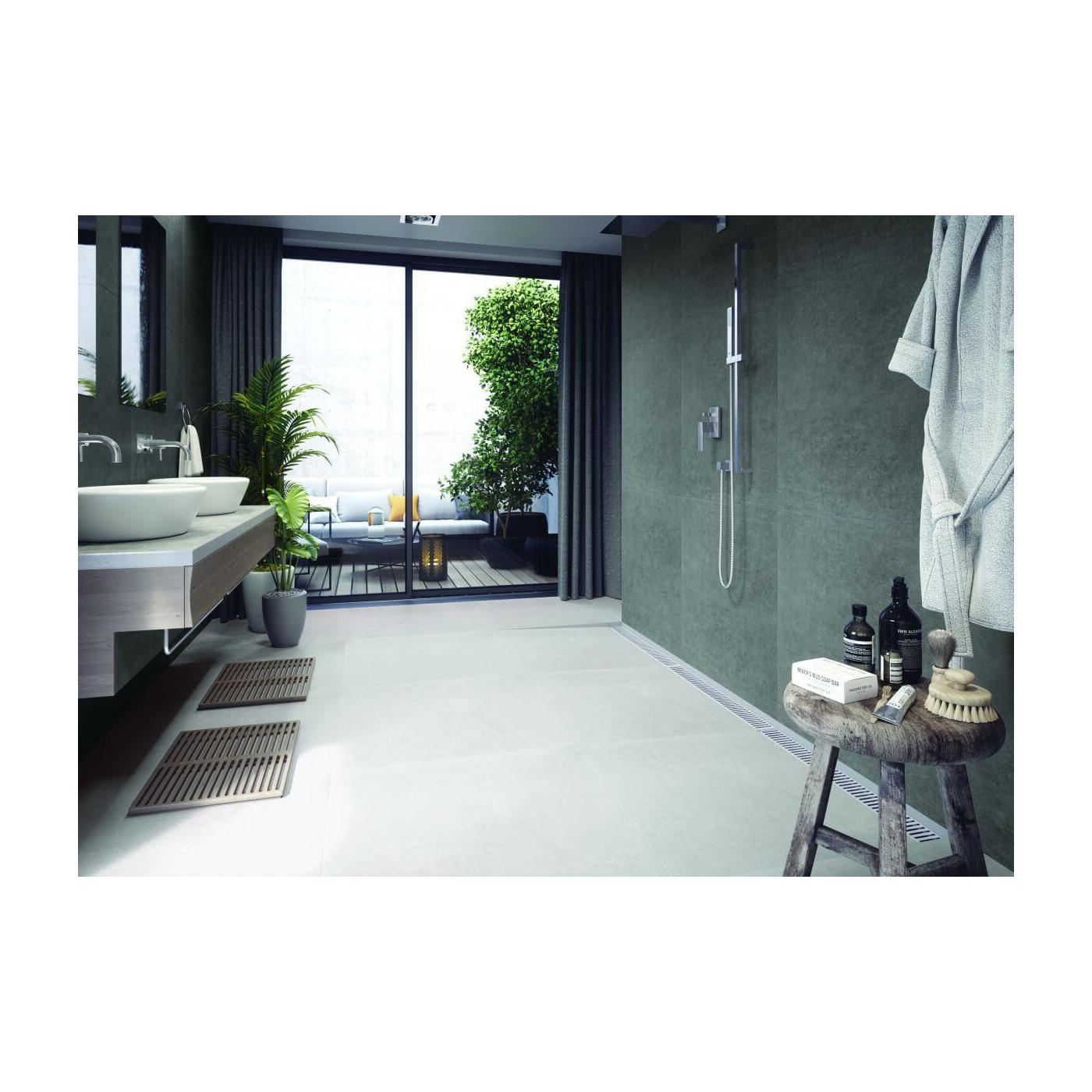Płytka Bestone Dark Grey 59,7x119,7 Ceramica Limone Płytka Bestone Dark Grey 59,7x119,7 Ceramica Limone