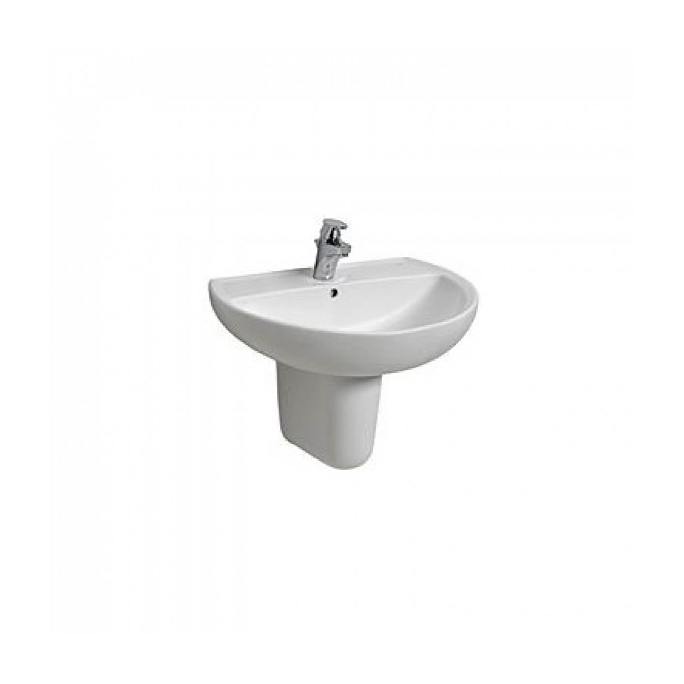 Umywalka Rekord 60 cm Z Otworem K91160 Koło Umywalka Rekord 60 cm Z Otworem K91160 Koło