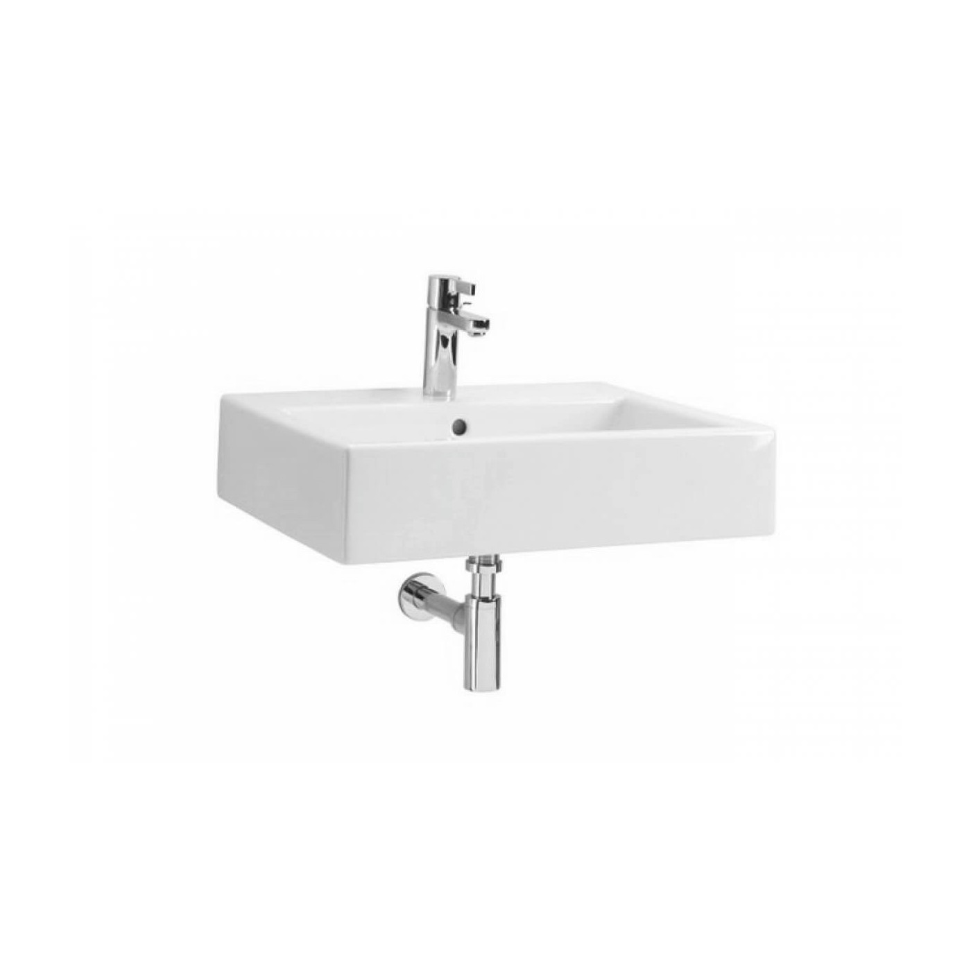 Umywalka Twins 50 cm Z Misą Prostokątną Z Otworem L51150 Koło Umywalka Twins 50 cm Z Misą Prostokątną Z Otworem L51150 Koło