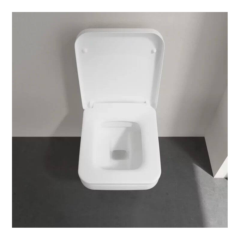 Miska WC Wisząca Bezrantowa Architektura DirectFlush 53x37 Z Deską Wolnoopadającą 5685HR01 Villeroy&Boch Miska WC Wisząca Bezrantowa Architektura DirectFlush 53x37 Z Deską Wolnoopadającą 5685HR01 Villeroy&Boch