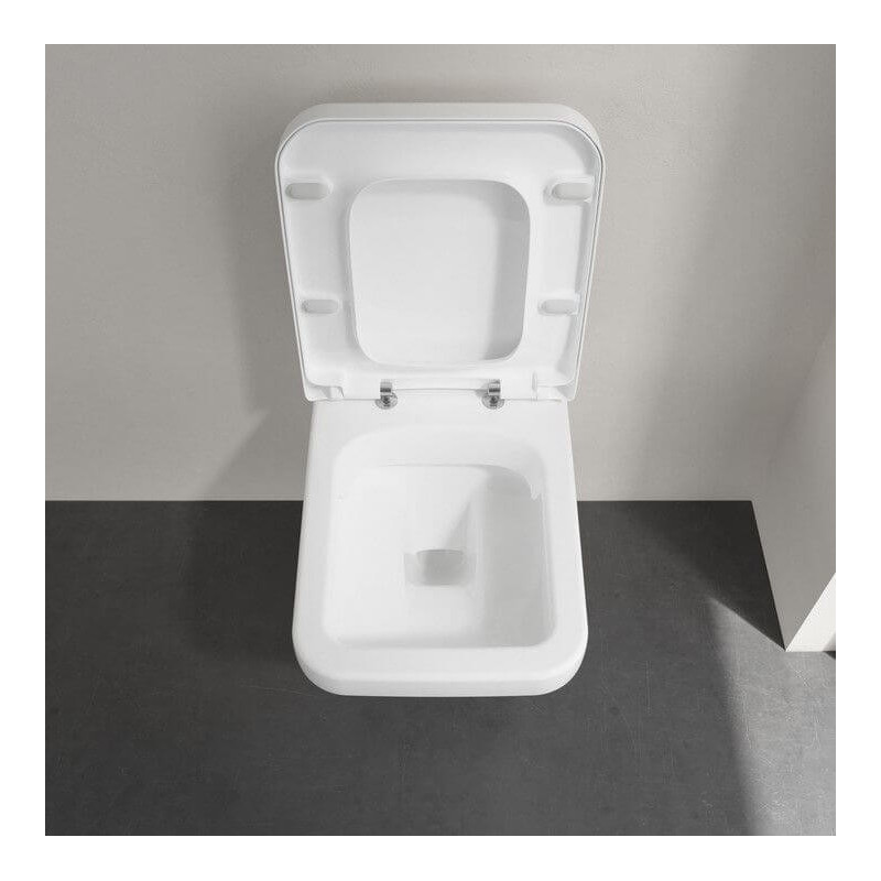 Miska WC Wisząca Bezrantowa Architektura DirectFlush 53x37 Z Deską Wolnoopadającą 5685HR01 Villeroy&Boch Miska WC Wisząca Bezrantowa Architektura DirectFlush 53x37 Z Deską Wolnoopadającą 5685HR01 Villeroy&Boch