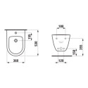 Bidet Podwieszany 360x530 mm Z Otworem Na Baterię Na Środku Pro A Biały H8309520003021 Laufen Bidet Podwieszany 360x530 mm Z Otworem Na Baterię Na Środku Pro A Biały H8309520003021 Laufen