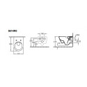 Miska Podwieszana Bezrantowa 56x37 Subway 2.0 5614R001 Villeroy&Boch Miska Podwieszana Bezrantowa 56x37 Subway 2.0 5614R001 Villeroy&Boch