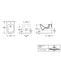 Bidet Wiszący Subway 2.0 56x37 54000001P Villeroy&Boch Bidet Wiszący Subway 2.0 56x37 54000001P Villeroy&Boch