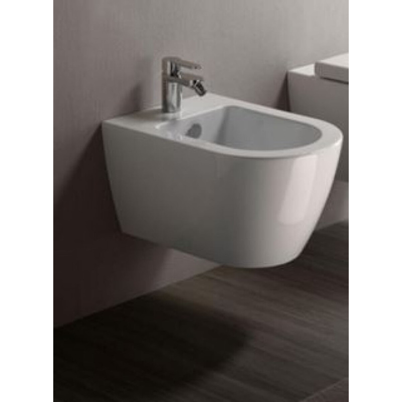 Bidet Podwieszany Pura 55 + Zestaw Montażowy 55x36 8865111+FISR GSI Bidet Podwieszany Pura 55 + Zestaw Montażowy 55x36 8865111+FISR GSI
