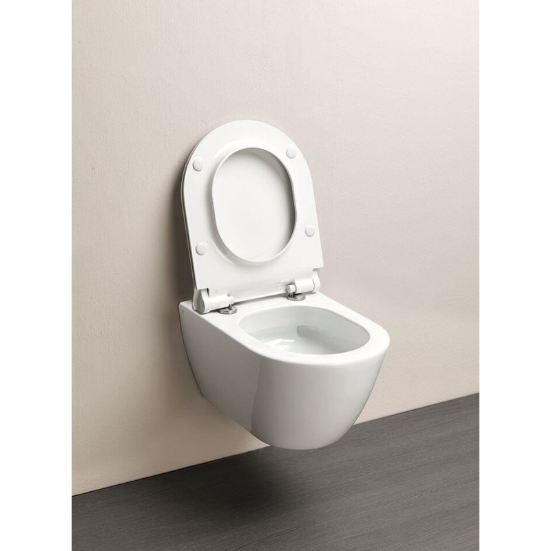 Miska WC Podwieszana Bezrantowa Pura 55 55x36 881511 GSI Miska WC Podwieszana Bezrantowa Pura 55 55x36 881511 GSI