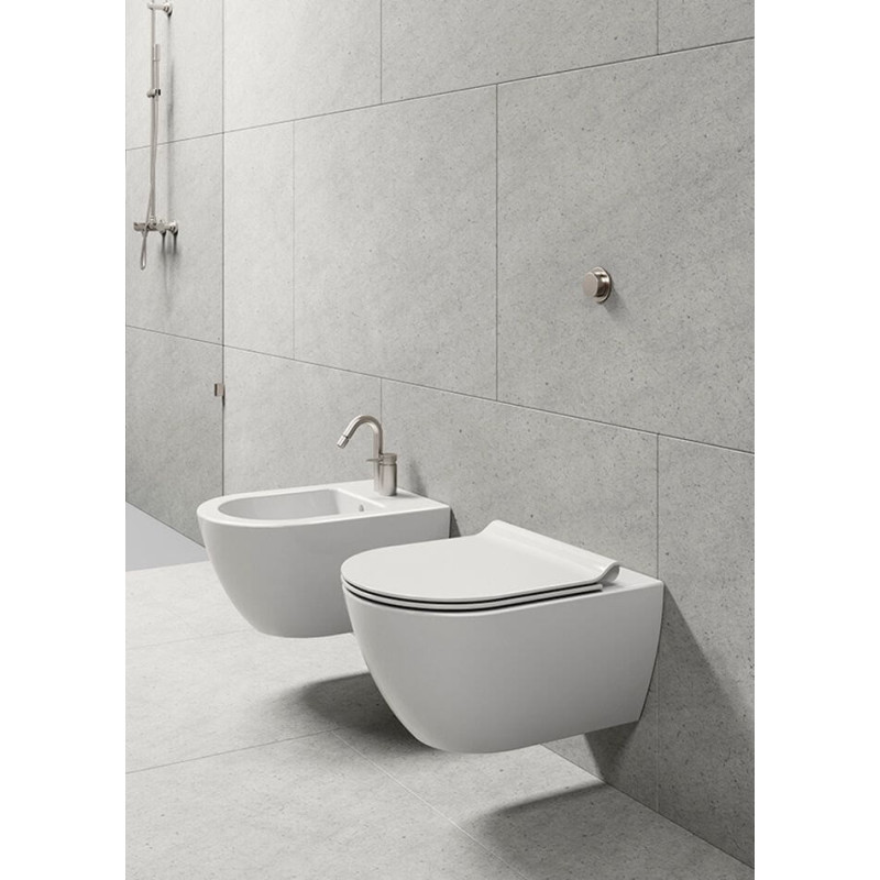 Miska WC Podwieszana Bezrantowa Pura 55 55x36 881511 GSI Miska WC Podwieszana Bezrantowa Pura 55 55x36 881511 GSI